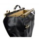 Leather doctor bag mens travel black womens cabin luggage bag leather shoulder bag