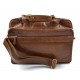 Sac à bandoulière laptop en cuir sac notebook tablet ipad homme femme sac d'épaule marron