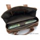 Cartella pelle porta notebook ipad laptop marrone messenger uomo donna