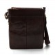 Bolso de cuero bolso tableta piel XXL bandolera piel bolso de hombre bolso de mujer marron oscuro