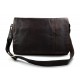 Cartella borsa pelle porta ipad porta laptop in pelle testa moro messenger uomo donna