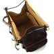 Leather doctor bag mens travel brown womens cabin luggage bag leather shoulder bag