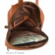 Mochila de piel mochila piel mochila marron hombre mujer