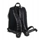 Rucksack leder rucksack damen herren reisetasche schwarz