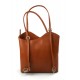 Ladies handbag honey leather bag clutch hobo bag backpack