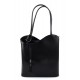 Sac à dos femme noir sac d'èpaule sac à main en cuir