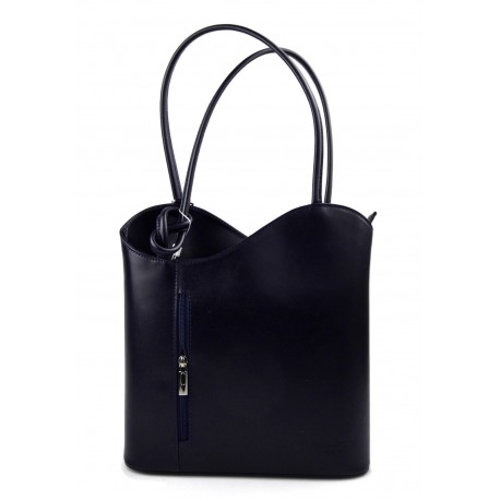 Sac à dos femme bleu sac d'èpaule sac à main en cuir