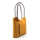 Ladies handbag yellow brown leather bag clutch hobo bag backpack