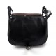 Bolsa de cuero de mujer negro  made in Italy bandolera bolso de espalda bolso de piel