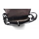 Bolsa de cuero de mujer negro  made in Italy bandolera bolso de espalda bolso de piel