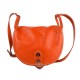 Sacoche femme sacoche orange de cuir sac femme sacoche besace bandoulière