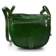 Borsa donna pelle tracolla a spalla verde borsa vera pelle hobo bag