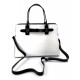 Leather women handbag ladies shoulder bag luxury bag purse women handbag white made in Italy women tote bag leather purse