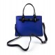 Bolso mujer piel azul bolso cuero bandolera bolso de piel de mujer bolso de espalda de cuero bolso mujer piel genuina