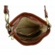 Leather ladies handbag shoulder bag luxury leather bag brown