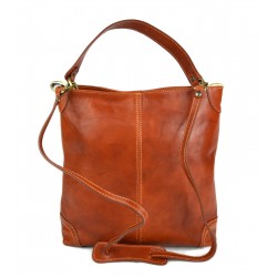 Leather ladies handbag shoulder bag luxury leather bag honig