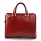 Women leather shoulder bag genuine italian leather handbag red