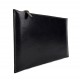 Leather pouch black leather zipped bag big leather clutch zipper pouch leather zipper