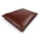 Leather pouch brown leather zipped bag big leather clutch zipper pouch leather zipper