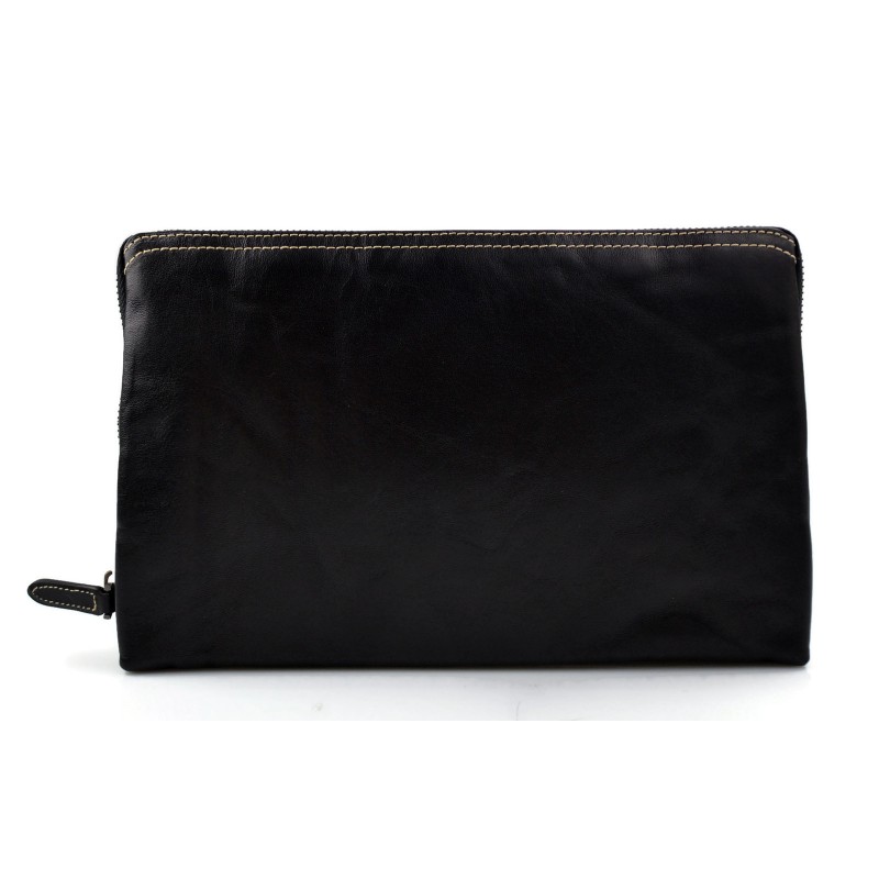 Amazon.com: Clutch leather pouch leather zipped bag big leather clutch  zipper blue pouch leather zipper pouch leather clutch zipper clutch bag  handbag