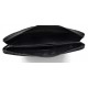 Leather pouch leather zipped bag big leather clutch zipper pouch leather zipper black