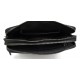 Leather clutch black leather zipped bag big leather clutch zipper pouch leather