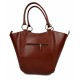 Bolso mujer piel marron bolso espalda bolso cuero plegable bolso mujer de cuero