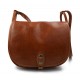 Borsa donna pelle tracolla a spalla miele vera pelle hobo bag made in Italy