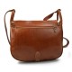 Borsa donna pelle tracolla a spalla miele vera pelle hobo bag made in Italy