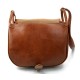 Borsa donna pelle tracolla a spalla miele vera pelle hobo bag made in Italy