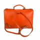 Briefcase leather office bag backpack shoulder bag conference bag mens business orange