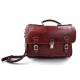 Briefcase leather office bag backpack shoulder bag conference bag mens business red