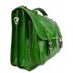 Carpeta de cuero bolso de hombre bolso de mujer mochila de piel bolso de cuero messenger verde