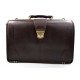 Doctor bag leather mens doctor bag XXL handbag ladies medical bag dark brown