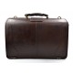 Doctor bag leather mens doctor bag XXL handbag ladies medical bag dark brown