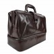 Doctor bag dark brown leather retro bag doctor bag for men women medical bag retro bag