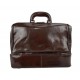 Doctor bag dark brown leather retro bag doctor bag for men women medical bag retro bag