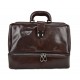 Bolso doctor en piel marron oscuro bolso piel hombre mano bolso doctor hombre bolso doctor