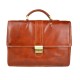 Leather briefcase mens ladies office handbag shoulderbag messenger business bag satchel honey leather executive bag