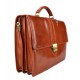 Leather briefcase mens ladies office handbag shoulderbag messenger business bag satchel honey leather executive bag