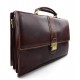 Leather briefcase mens ladies office handbag shoulderbag messenger business bag satchel brown leather executive bag