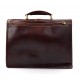 Leather briefcase mens ladies office handbag shoulderbag messenger business bag satchel brown leather executive bag