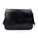 Mens leather bag shoulder bag genuine leather messenger black business document bag