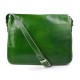 Borsa pelle uomo messenger uomo donna tracolla postino messenger pelle verde