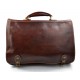 Leather messenger bag office bag mens business shoulder bag satchel xxl brown