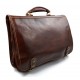 Leather messenger bag office bag mens business shoulder bag satchel xxl brown