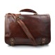 Leather messenger bag office bag mens business shoulder bag satchel xxl brown