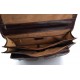 Leather messenger bag office bag mens business shoulder bag satchel xxl brown