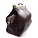 Sac docteur voyage en cuir doctor bag cuir sacoche femme homme marron sac à main en cuir