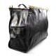 Leather doctor bag mens travel bag cabin luggage bag leather shoulder bag black